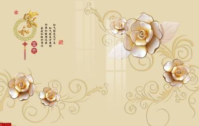 Tải file File tranh hoa trang sức in tường 3d TS6426 (ảnh gốc) in tranh kính