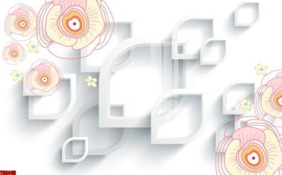 Mua file tranh gốc File tranh hoa trang sức in tường 3d TS6445 tại Filetranh.com