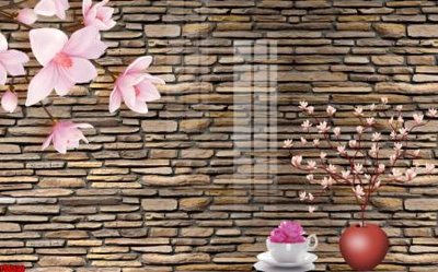 File gốc File tranh hoa trang sức in tường 3d TS6520 (trang trí) phòng ngủ