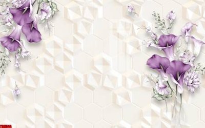 Tải file gốc File tranh hoa trang sức in tường 3d TS6544 (in khổ lớn) không mờ