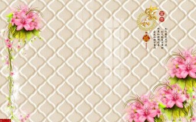 File tranh File tranh hoa trang sức in tường 3d TS6561 (gốc) chủ đề tĩnh vật