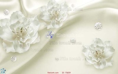 File gốc File hoa trang sức TS659 (in tráng gương) sang trọng