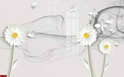 File gốc File tranh hoa trang sức in tường 3d TS6614 (in lụa) tranh phong thủy