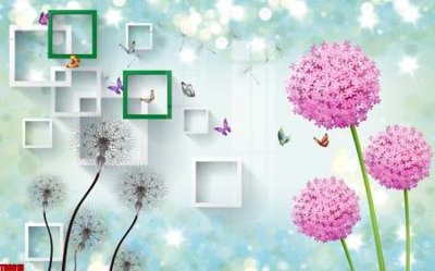 Tải file File tranh hoa trang sức in tường 3d TS6615 (ảnh gốc) in tráng gương