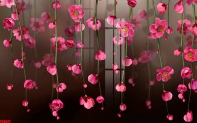 Download file gốc File tranh hoa trang sức in tường 3d TS6627 (in mica) 3D