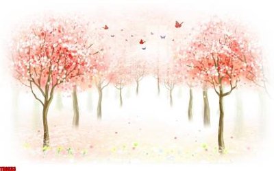 Hình ảnh file gốc in trần nhà File tranh hoa trang sức in tường 3d TS6633