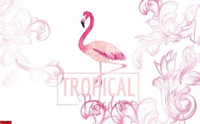 File gốc File tranh hoa trang sức in tường 3d TS6653 (PSD/TIFF) độ phân giải cao