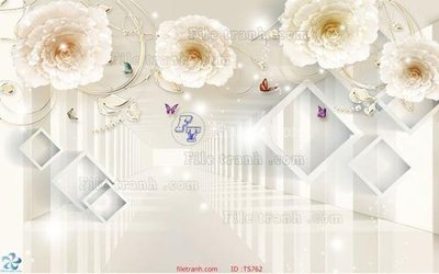 File tranh File hoa trang sức TS762 (ảnh gốc) sắc nét hoàn hảo