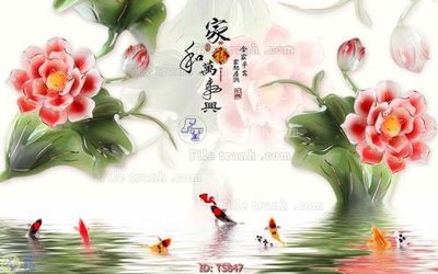 File in trần File hoa trang sức TS847 (bản gốc) đại dương