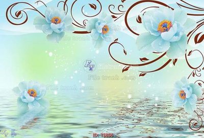 File in trần File hoa trang sức TS856 (bản gốc) đại dương