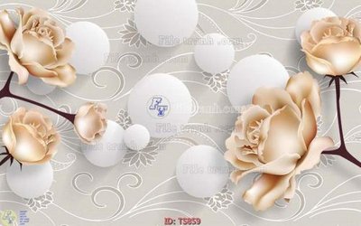 Hình ảnh file gốc File hoa trang sức TS859 cho in UV