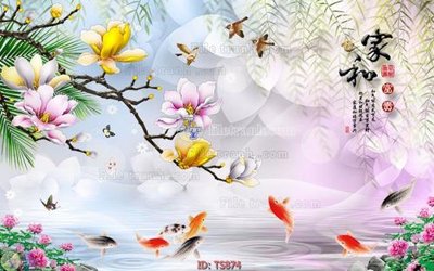 File gốc File hoa trang sức TS874 (trang trí) cho phòng khách