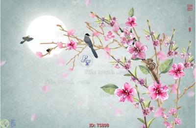Tải file File hoa trang sức TS898 (gốc) chủ đề hoa sen