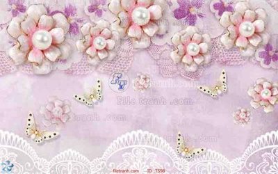 Download file gốc File hoa trang sức TS98 (in lụa) tranh 3D