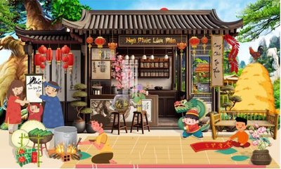 Tải file file in baner tết 2024 phông tiểu cảnh tết TTC51 (gốc) in ấn chất lượng