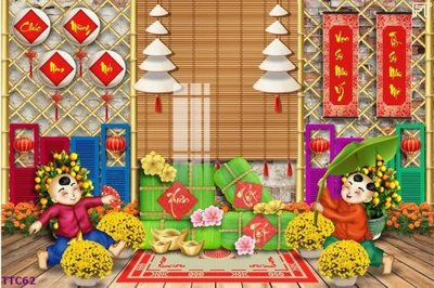 Tải file file in baner tết 2024 phông tiểu cảnh tết TTC62 (ảnh gốc) in gạch men