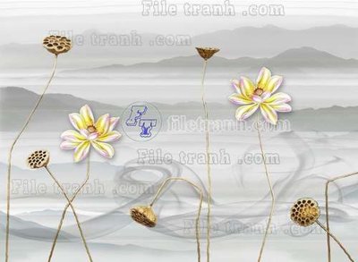 Download file gốc File tranh gốc tranh tường hoa thủy mặc trung quốc TTQ232 (in mica) logo