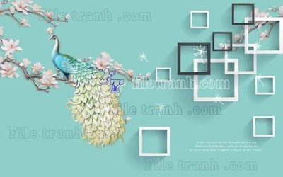 File in ấn chuyên nghiệp File tranh gốc tranh tường hoa thủy mặc trung quốc TTQ249 (file gốc)