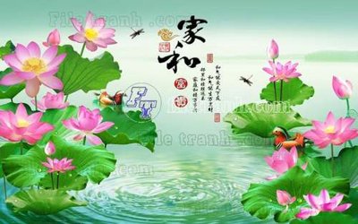 File in trần File tranh gốc tranh tường hoa thủy mặc trung quốc TTQ319 (file gốc) xuyên sáng