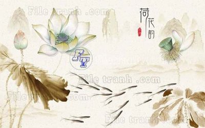 Tải file gốc File tranh gốc tranh tường hoa thủy mặc trung quốc TTQ389 (bản PSD) còn layer