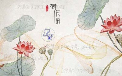 Tải file File tranh gốc tranh tường hoa thủy mặc trung quốc TTQ419 (gốc) làm file tranh quảng cáo