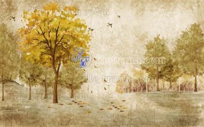 File gốc File tranh gốc tranh tường hoa thủy mặc trung quốc TTQ435 (ảnh chi tiết) để in lụa