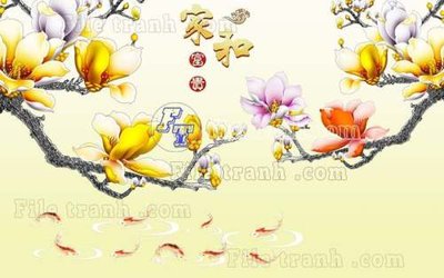 Download file File tranh gốc tranh tường hoa thủy mặc trung quốc TTQ449 (chuẩn in) chất lượng cao