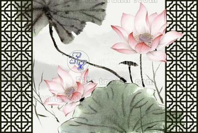 Tải file File tranh gốc tranh tường hoa thủy mặc trung quốc TTQ537 (ảnh gốc) in gạch 3D