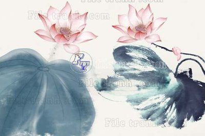 File PSD File tranh gốc tranh tường hoa thủy mặc trung quốc TTQ568 (bản gốc) độ phân giải cao