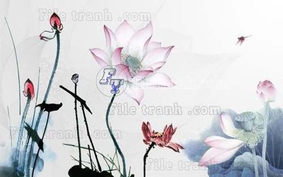 Tải file File tranh gốc tranh tường hoa thủy mặc trung quốc TTQ596 (ảnh gốc) in gạch 3D