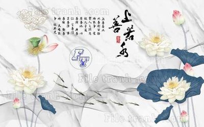 Download file gốc File tranh gốc tranh tường hoa thủy mặc trung quốc TTQ597 (độ nét cao)