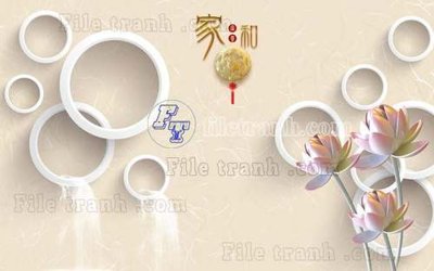 File gốc File tranh gốc tranh tường hoa thủy mặc trung quốc TTQ71 (in 3D) nghệ thuật