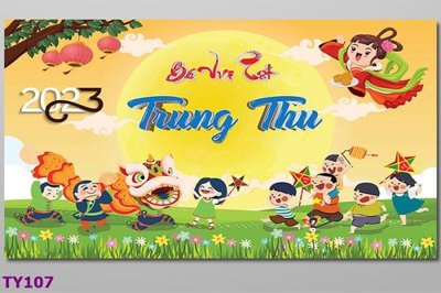 File tranh File banner trung thu TY107 (file gốc) chuẩn màu in