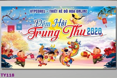 File gốc in mica File banner trung thu TY118 chất lượng