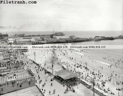 File tranh The Sands of Time_ 1906 (bản gốc) treo phòng ăn