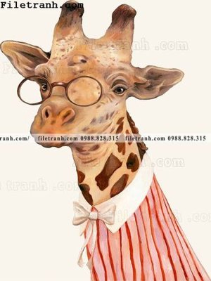 Chi tiết file tranh tráng gương Tranh Ve Dong Vat Hoat Hinh 106 (ảnh gốc)