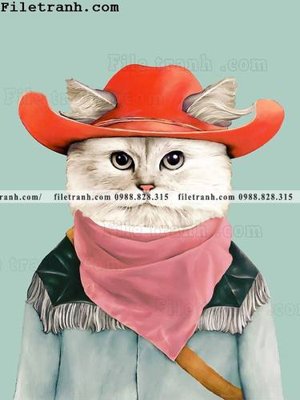 Tải file Tranh Ve Dong Vat Hoat Hinh 107 (gốc) làm tranh trang trí