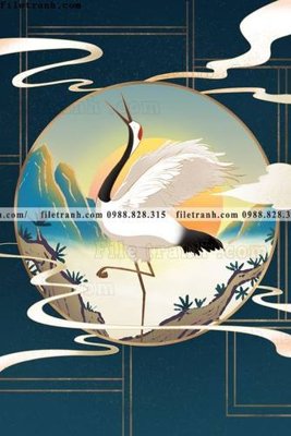 File gốc Tranh hac trung quoc 110 (in mica) trang trí