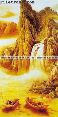 File in mica Tranh phong canh sanh vao cua Trung Quoc122 (bản gốc) siêu trong