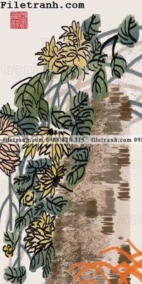 File gốc Tranh phong canh sanh vao cua Trung Quoc128 (PNG) nền trong suốt