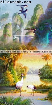 File in ấn Tranh phong canh sanh vao cua Trung Quoc267 (bản gốc) cao cấp