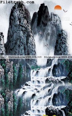 Tải file Tranh phong canh sanh vao cua Trung Quoc271 (gốc) chủ đề tôn giáo