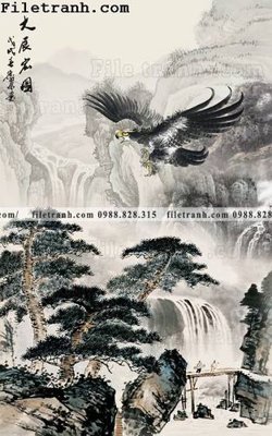 Mua file gốc Tranh phong canh sanh vao cua Trung Quoc276 (in ấn) tại Filetranh.com