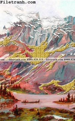 File gốc Tranh phong canh sanh vao cua Trung Quoc284 cho in ấn và thiết kế