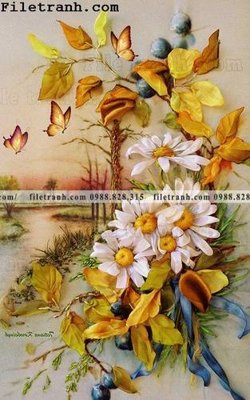 File tranh Tranh phong canh sanh vao cua Trung Quoc318 (bản gốc) in canvas