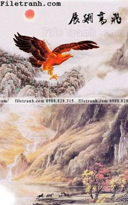 Tải file gốc Tranh phong canh sanh vao cua Trung Quoc321 (in không vỡ ảnh)