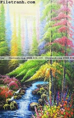 Mua file gốc Tranh phong canh sanh vao cua Trung Quoc347 (in ấn) tại Filetranh.com