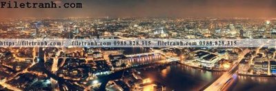 File tranh gốc Tranh trang tri banner dau giuong hien dai 326 (bản quyền) file PSD