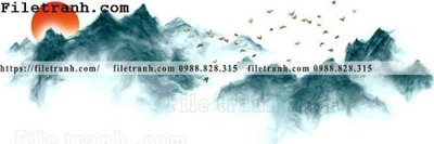 File in ấn Tranh treo phong canh muc gio 111 (bản gốc) chất lượng cao