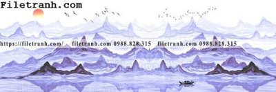 Mua file tranh gốc Tranh treo phong canh muc gio 188 tại Filetranh.com